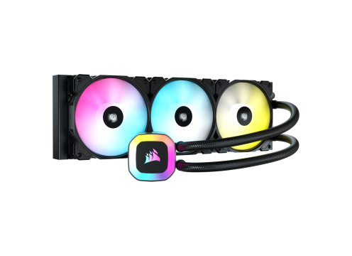 קירור נוזלי למעבד Corsair Water Cooling H150 RGB 360mm Black