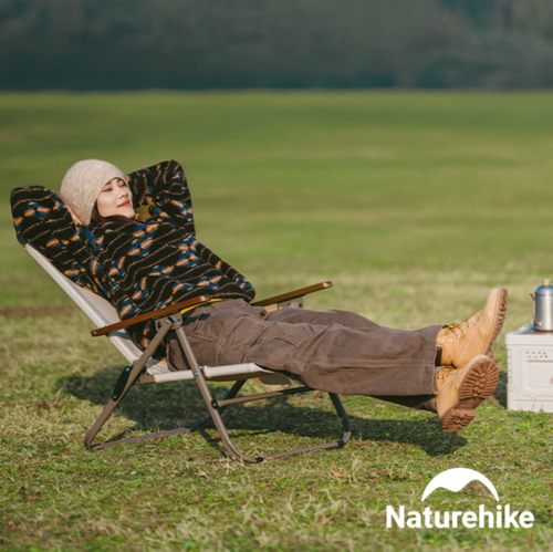 כסא מתקפל לים נמוך ולקמפינג 4 מצבים NATUREHIKE RECLINER Chair