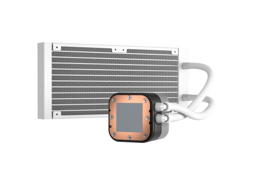 קירור נוזלי למעבד Corsair iCUE H100i RGB ELITE 240mm White Liquid CPU Cooler