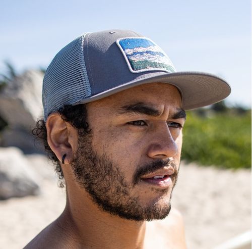 כובע מצחייה ARTIST SERIES PATCH TRUCKER אפור - Sunday AfterNoons