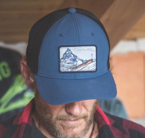 כובע מצחייה ARTIST SERIES PATCH TRUCKER כחול כהה - Sunday AfterNoons