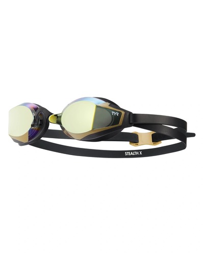 משקפת שחיה STEALTH-X RACE GOOGLE MIR GOLD/BLACK