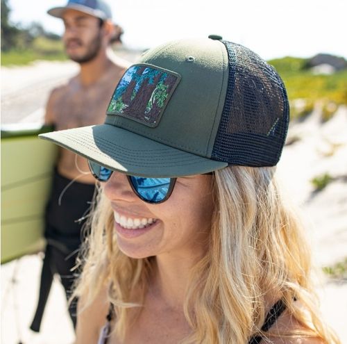 כובע מצחייה ARTIST SERIES PATCH TRUCKER ירוק - Sunday AfterNoons