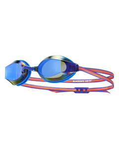 משקפת שחיה פנים צרות BLACKOPS 140 EV RACING MIRRORED BLUE/CORAL