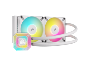 קירור נוזלי למעבד Corsair iCUE H100i ELITE CAPELLIX XT White Liquid CPU Cooler