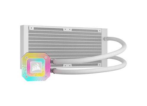 קירור נוזלי למעבד Corsair iCUE H100i ELITE CAPELLIX XT White Liquid CPU Cooler