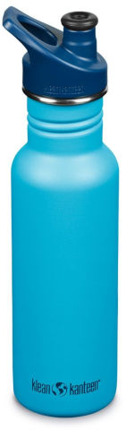 בקבוק מים מנירוסטה כחול - KLEAN KANTEAN 532ML