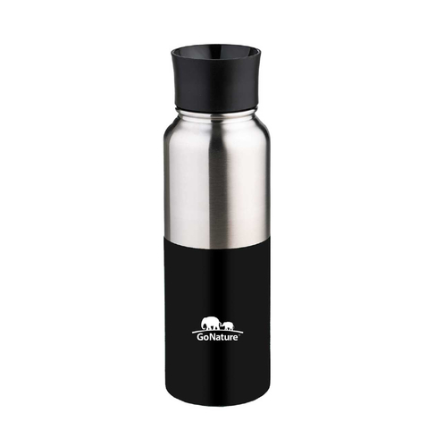 תרמוס שחור - GO NATURE THERMOBLOCK 500ML