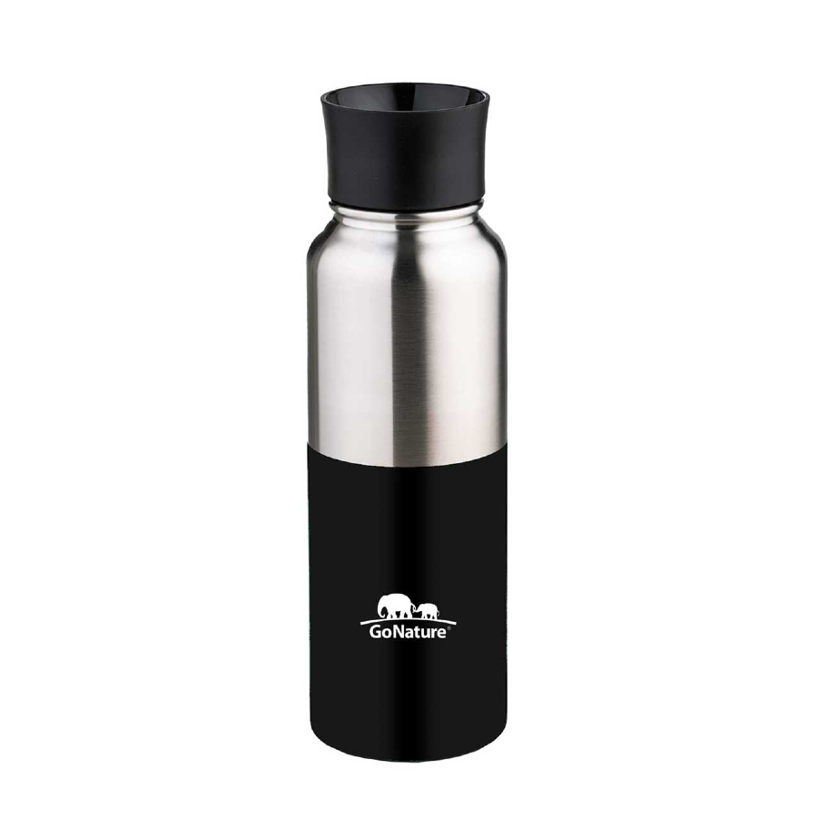 תרמוס שחור - GO NATURE THERMOBLOCK 500ML
