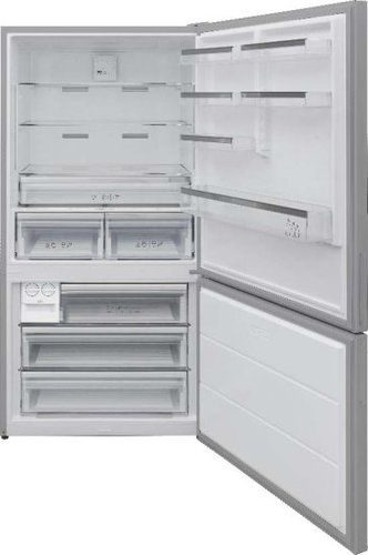 מקרר 2 דלתות מקפיא תחתון 588 ליטר Fujicom FJ-NF777XE No-Frost - צבע נירוסטה