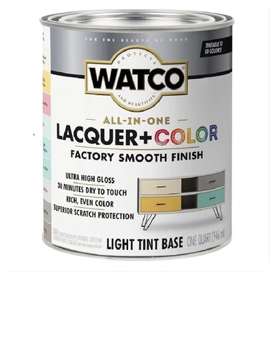 צבע 3 ב 1 WATCO בסיס גיוון בהיר מבריק 1 ליטר אלרם מבית RustOleum