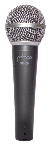 מיקרופון דינמי כולל כבל ואביזרים Polman SM58