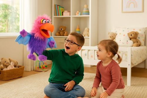 LIVING PUPPETS בובת מפלצון שוחניק W910