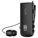 אוזניית Bluetooth חוט נשלף עם קליפס -Cycle Elite BLACK