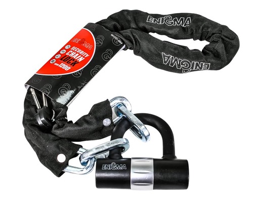 מנעול עם שרשרת 1200mm שני מפתחות תוצרת Enigma 