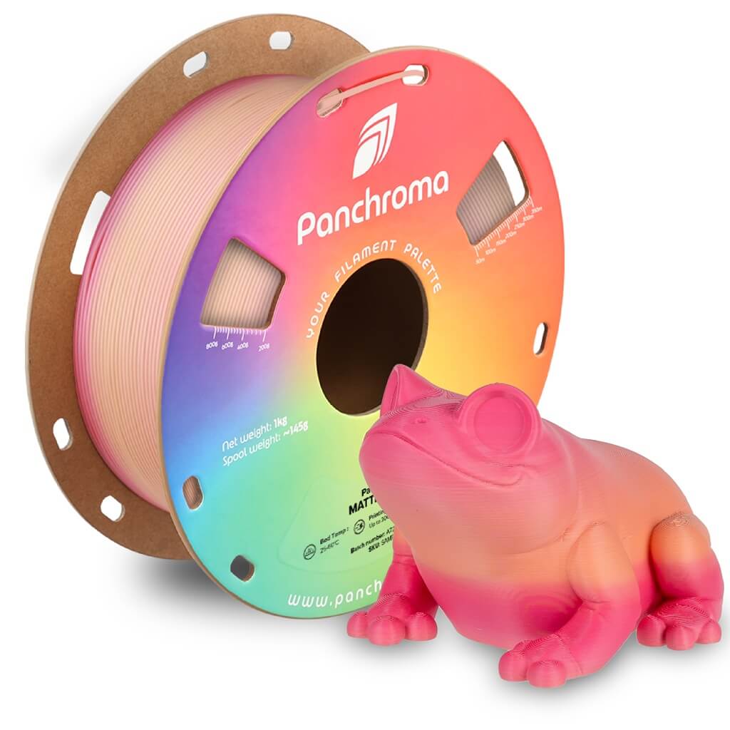 פילמנט מאט גרדיאנט אביב 1 ק"ג 1.75 מ"מ -  Panchroma Gradient Matte PLA Spring