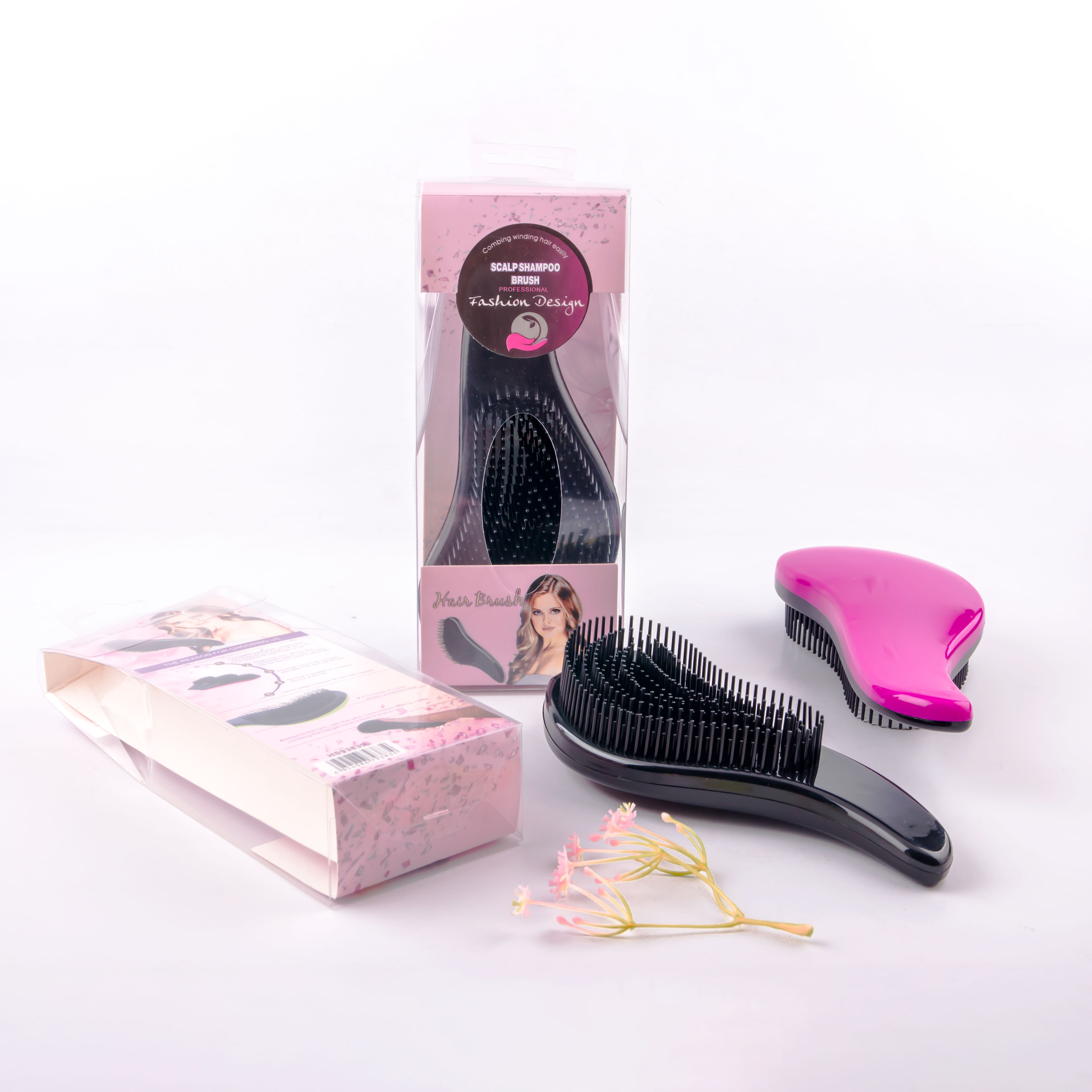 מברשת Detangler מקצועית לפיצול שיער בקלות HS 93839