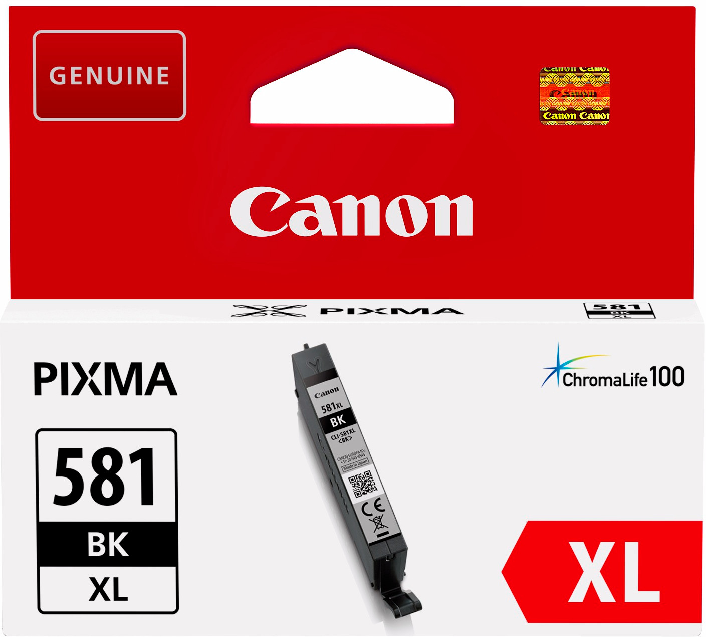 מיכל דיו שחור מקורי Canon CLI-581XL BK