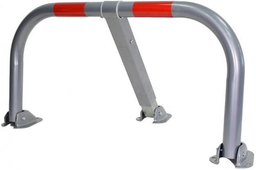 מחסום חניה מתקפל SMITH דגם 151702-001 עם רגל אחורית ומנעול מאובטח, רוחב 94 ס