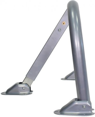 מחסום חניה מתקפל SMITH דגם 151702-001 עם רגל אחורית ומנעול מאובטח, רוחב 94 ס