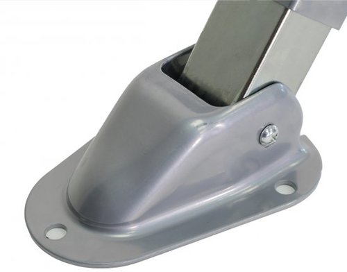 מחסום חניה מתקפל SMITH דגם 151702-001 עם רגל אחורית ומנעול מאובטח, רוחב 94 ס