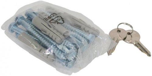 מחסום חניה מתקפל SMITH דגם 151702-001 עם רגל אחורית ומנעול מאובטח, רוחב 94 ס