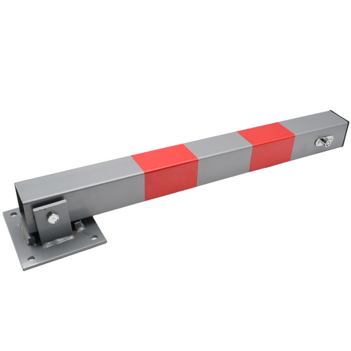 מחסום חניה מתקפל עמוד SMITH דגם 151702-002 עם נעילה מאובטחת, פרופיל מתכת מרובע 60X60 מ