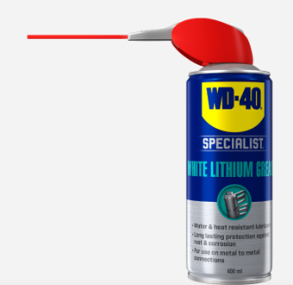 גריז ליתיום לבן עתיר ביצועים WD40  400ML