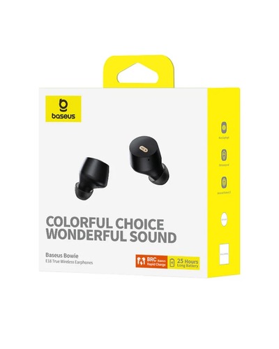 אוזניות אלחוטיות Baseus Bowie E18 TWS - שחור