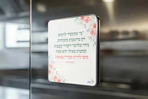 50 מגנטים מעוצבים עם אמירה של הצמח צדק (M)