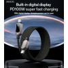 כבלCA179 1.2 Meters Type-C To Type-C PD 100W Super Fast Charging Built