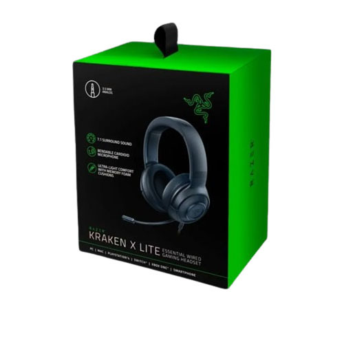 אוזניות גיימינג RAZER KRAKEN X LITE