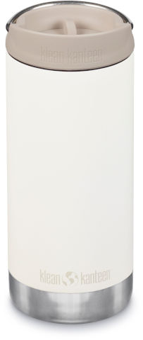 תרמוס כוס לבן - KLEAN KANTEAN TKWIDE CAP COFFE 355 ML