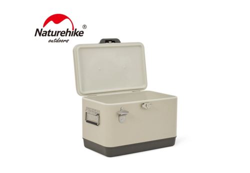 צידנית קשיחה ממתכת 51 ליטר NATUREHIKE STEEL RETRO