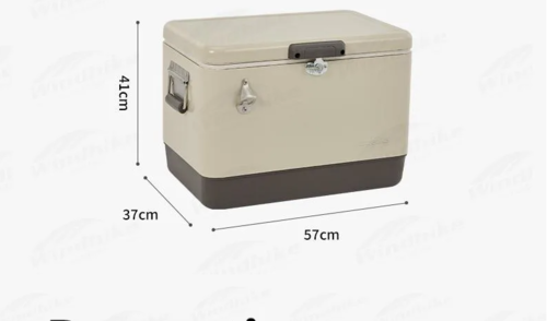 צידנית קשיחה ממתכת 51 ליטר NATUREHIKE STEEL RETRO