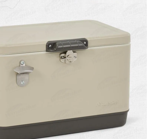 צידנית קשיחה ממתכת 51 ליטר NATUREHIKE STEEL RETRO