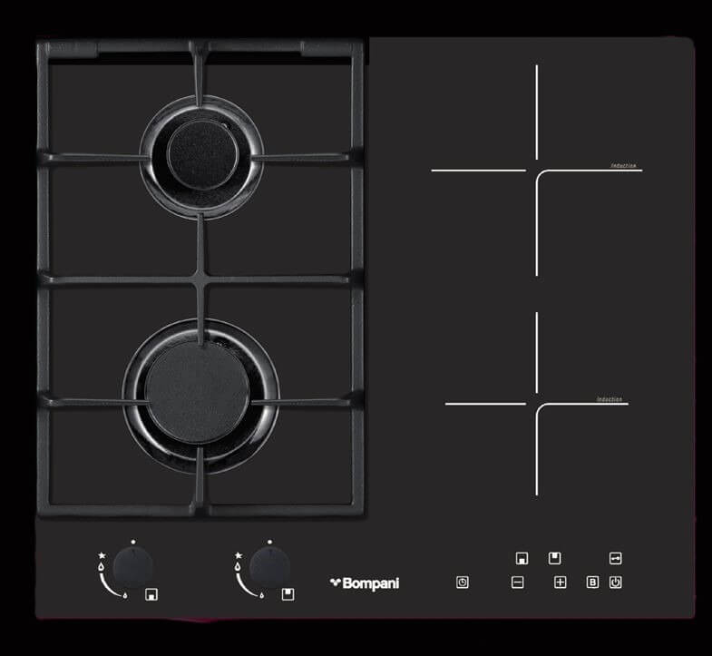 כיריים משולבות דגם BO42IND COMBI בומפני Bompani