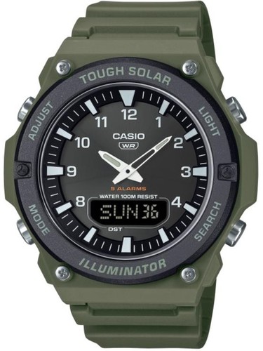 CASIO AQ-S820W-3B מנגנון סולארי משולב אנלוגי-דיגיטלי