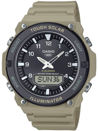 CASIO AQ-S820W-5A מנגנון סולארי משולב אנלוגי-דיגיטלי