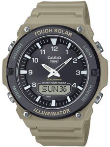 CASIO AQ-S820W-5A מנגנון סולארי משולב אנלוגי-דיגיטלי