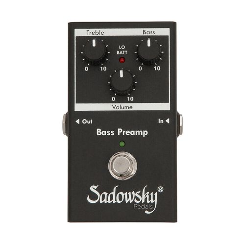 פרהאמפ לבס Sadowsky Outboard Bass Preamp SAC PED SBP 2 V2