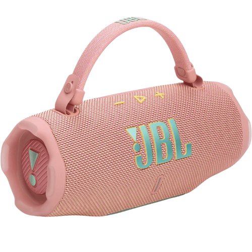 רמקול אלחוטי עוצמתי בצבע ורוד JBL Charge 6