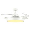 מאוורר תקרה נפתח Angel 42 עם תאורת לד 36W כולל שלט 42" Semicom