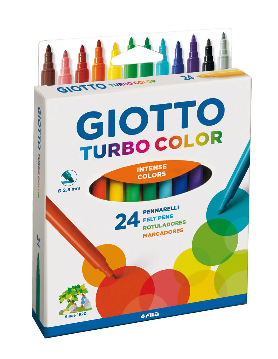 טוש טורבו קולור 24 גוונים GIOTTO 