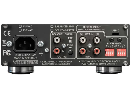 VIOLECTRIC HPA V226 מגבר אוזניות, ממיר DAC וקדם מגבר פרימיום