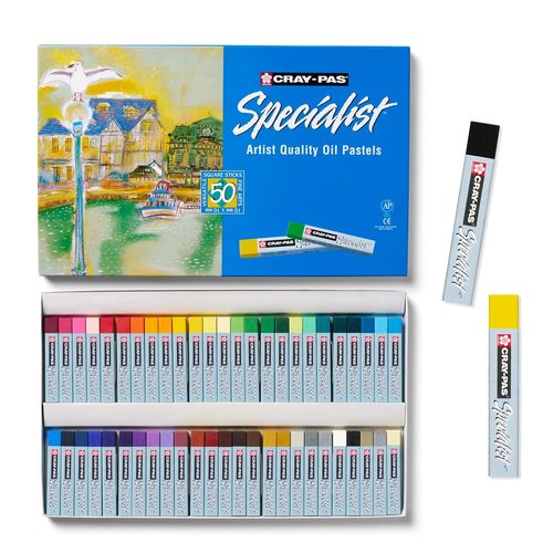 ערכת 50 פסטל שמן מקצועי  CRAY-PAS SPECIALIST ARTIST OIL PASTELS 