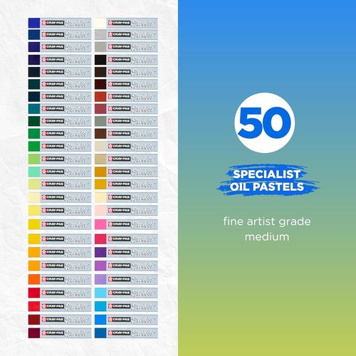 ערכת 50 פסטל שמן מקצועי  CRAY-PAS SPECIALIST ARTIST OIL PASTELS 