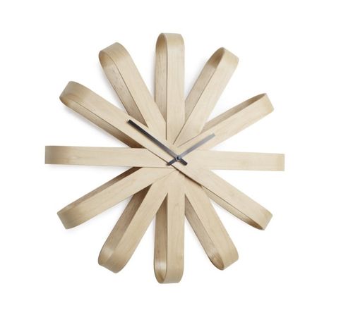 שעון קיר עץ אומברה  UMBRA Ribbonwood