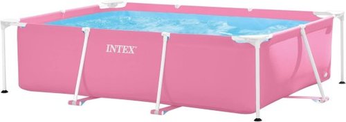 בריכת צינורות מלבנית 220X150X60 ס''מ Intex - ורוד