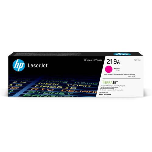  טונר HP מגנטה 219A ל W2193A Pro 3302 